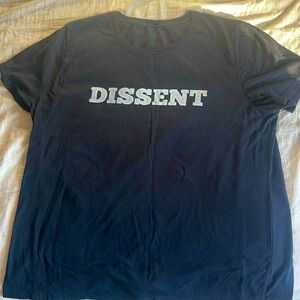 NWOT RBG inspired black t shirt XL